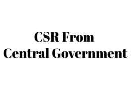 CSR From Central Government