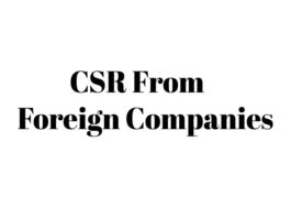 CSR From Foreign Companies